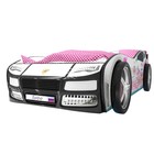 Кровать машинка «Турбо 2», с подъёмным матрасом, без подсветки, цвет белый - Фото 3