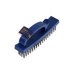 Щетка металлическая ручная ТУНДРА, закаленная проволока, пластиковая с рукояткой, 4-рядная - Фото 7