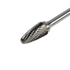 Борфреза ТУНДРА тип F параболическая, 12×20 мм, хвостовик 6 мм - Фото 4