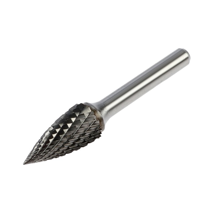 Борфреза ТУНДРА тип G параболическая заостренная, 12×25 мм, хвостовик 6 мм - Фото 1