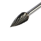 Борфреза ТУНДРА тип G параболическая заостренная, 12×25 мм, хвостовик 6 мм - Фото 4