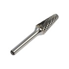 Борфреза ТУНДРА тип L коническая с закруглением 14 градусов, 12×28 мм, хвостовик 6 мм - Фото 3