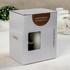 Кружка керамическая с пластиковой крышкой «Геометрия», 500 мл, рисунок МИКС - фото 24514374