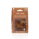 Пустышка ортодонтическая HEVEA Crown round, от 0 до 3 мес. - Фото 4