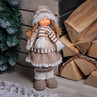 Кукла интерьерная "Маруся в шапочке с меховой оторочкой" 28 см - фото 8706005