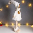 Кукла интерьерная "Девочка в белом платье с сердечком" 78 см - Фото 2
