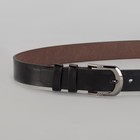 Ремень мужской Великан, пряжка металл, ширина - 3,5 см, цвет чёрный - Фото 2