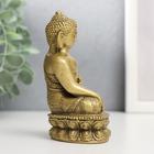 Нэцке полистоун бронза "Будда на медитации" 11х7,5х5,5 см - Фото 2