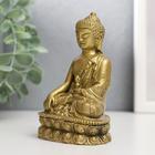 Нэцке полистоун бронза "Будда на медитации" 11х7,5х5,5 см - Фото 4