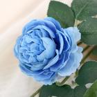 Цветы искусственные "Роза терция" 8х60 см, голубой микс - Фото 2