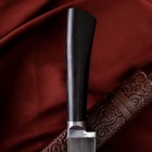 Нож Пчак Шархон, чёрная рукоять из граба (сухма), гарда из олова - Фото 6