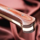 Нож Пчак Шархон, рукоять из текстолита (ёрма), гарда из олова - Фото 9