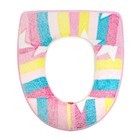 Чехол на сиденье для унитаза на липучках, 35×45 см, рисунок МИКС - Фото 7