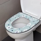 Чехол на сиденье для унитаза на липучках «Цветы», 35×45 см, МИКС - Фото 6