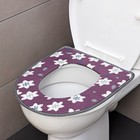 Чехол на сиденье для унитаза на липучках «Цветы», 35×45 см, МИКС - Фото 7