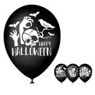 Шар воздушный "Ужасы", 12", набор 5 шт., картинки МИКС - Фото 1