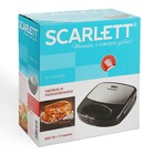 Мультипекарь Scarlett SC-TM11038, 800 Вт, 3 съёмные панели, черный - Фото 6