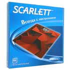 Весы напольные Scarlett SC-BS33E086, электронные, до 150 кг, красные - Фото 5