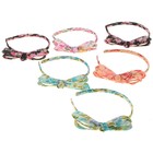 ободок для волос бантик тонкий цветы - Фото 2