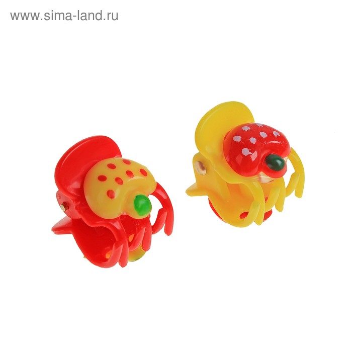 крабик д/волос "Малыш"ка набор 36 шт 1,5*1см ассорти - Фото 1