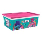 Контейнер для хранения игрушек Trolls, 10 л, МИКС - Фото 1