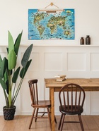 Карта Мира интерактивная, для детей «Животный и растительный мир Земли», 60×40 см, без ламинации  (артикул 3820150)  большой выбор товаров оптом и в розницу по низким ценам с доставкой