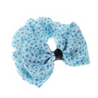 резинка для волос ткань бантик сердечки - Фото 1