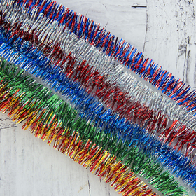 Мишура для украшения № 4 10 метров, микс  (артикул 3808322)  большой выбор товаров оптом и в розницу по низким ценам с доставкой