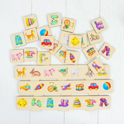 Сортер «Животные, игрушки, одежда»