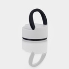 Бутылка для воды «Кит», 500 мл, h=23.5 см, с ручкой, в чехле, стекло, рисунок МИКС - Фото 5