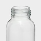 Бутылка для воды стеклянная в чехле «Милые животные», 300 мл, h=17 см, рисунок МИКС - Фото 7