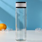 Бутылка для воды стеклянная с ручкой в чехле «Фламинго», 500 мл, h=23,5 см, рисунок МИКС - фото 8404211