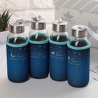 Бутылка для воды «Звёздное небо», 300 мл, h=17 см, в чехле, стекло, МИКС - Фото 8