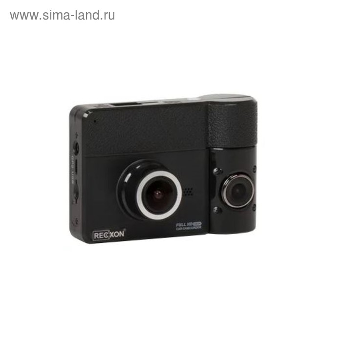 Видеорегистратор Recxon QX-2 GPS, две камеры, 2.3", обзор 170°, 1920x1080 - Фото 1