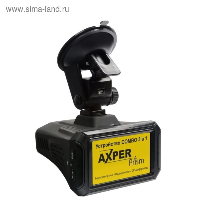 Видеорегистратор + радар-детектор AXPER Combo Prism Pro, 2.7", обзор 170°, 2560x1080 - Фото 1