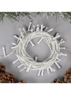 Гирлянда «Нить» 5 м, IP20, белая нить, 50 LED, 8 режимов, 220 В, свечение мульти 3556771 - фото 319928822