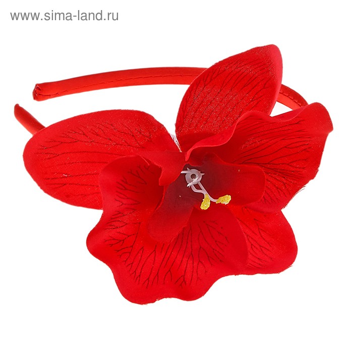 ободок для волос Шик цветочный орхидея - Фото 1
