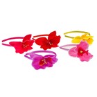 ободок для волос Шик цветочный орхидея - Фото 2