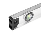 Уровень алюминиевый ТУНДРА «Рельс», 3 глазка (1 поворотный), 400 мм - Фото 5