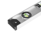 Уровень алюминиевый ТУНДРА «Рельс», 3 глазка (1 поворотный), 400 мм - Фото 8