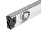 Уровень алюминиевый ТУНДРА «Рельс», 3 глазка (1 поворотный), 600 мм - Фото 5