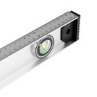 Уровень алюминиевый ТУНДРА «Рельс», 3 глазка (1 поворотный), 600 мм - Фото 7