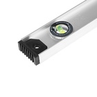 Уровень алюминиевый ТУНДРА «Рельс», 3 глазка (1 поворотный), 600 мм - Фото 8