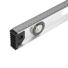 Уровень алюминиевый ТУНДРА «Рельс», 3 глазка (1 поворотный), 800 мм - Фото 4