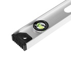 Уровень алюминиевый ТУНДРА «Рельс», 3 глазка (1 поворотный), 800 мм - Фото 7