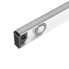 Уровень алюминиевый ТУНДРА «Рельс», 3 глазка (1 поворотный), 1000 мм - Фото 5