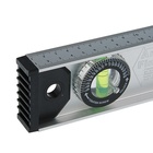 Уровень алюминиевый ТУНДРА «Рельс», 3 глазка (1 поворотный), 1200 мм - Фото 4