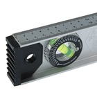 Уровень алюминиевый ТУНДРА «Рельс», 3 глазка (1 поворотный), 1800 мм - Фото 5