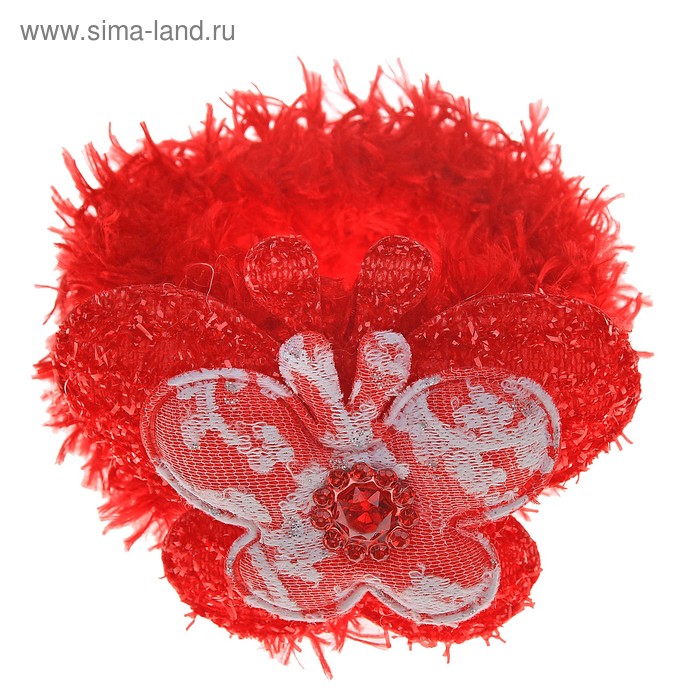 резинка для волос Пышка бабочка - Фото 1