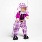 Дергунчик-марионетка на ниточках «Клоун в шляпе», цвета МИКС - фото 8218419